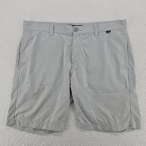 Travis Mathew Golf Shorts‎ Mens Gray Performance Size 38 Polyester Elastane